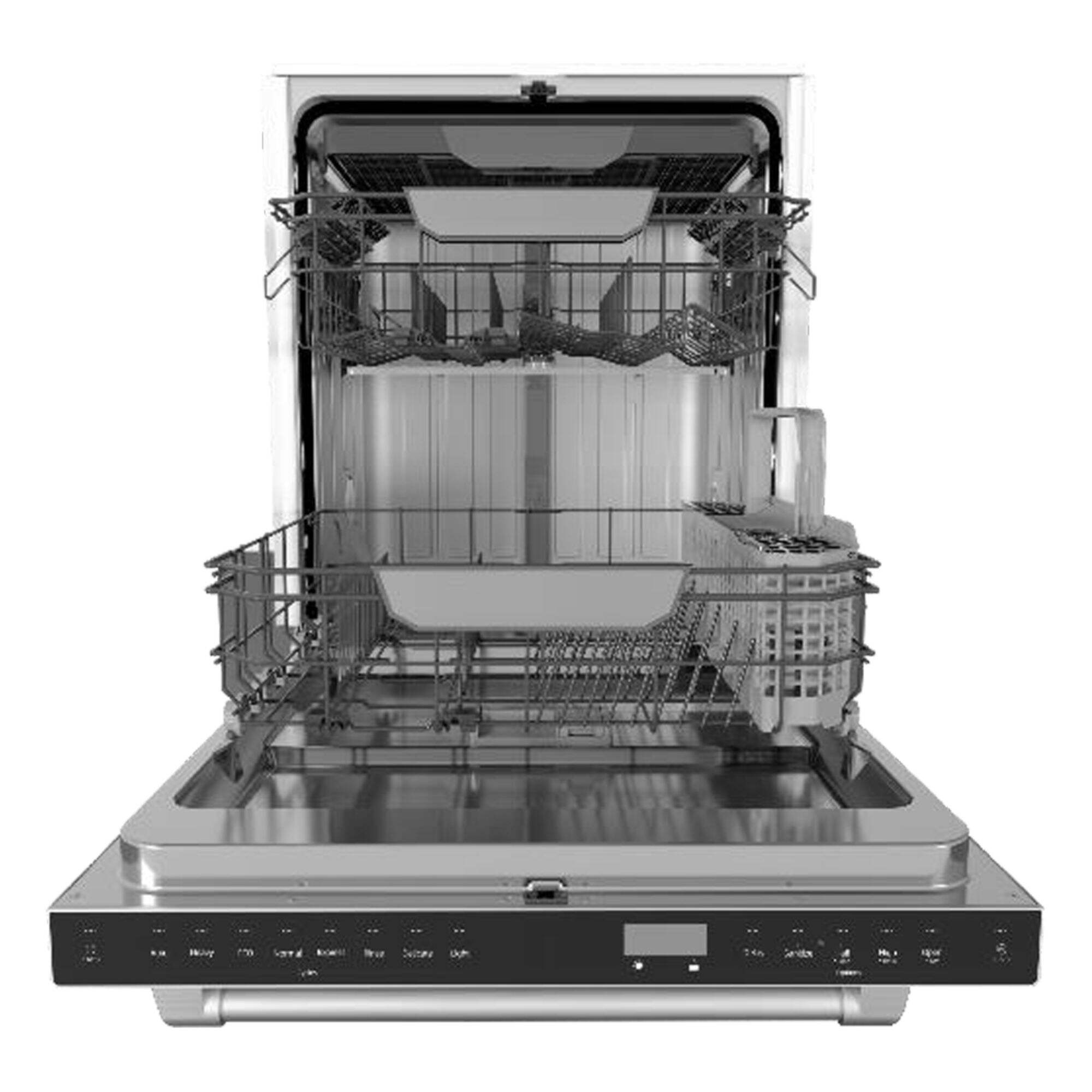 Hyxion DG1-A6302-AM 15-Place Setting Dishwasher - Silver Stainless Steel
