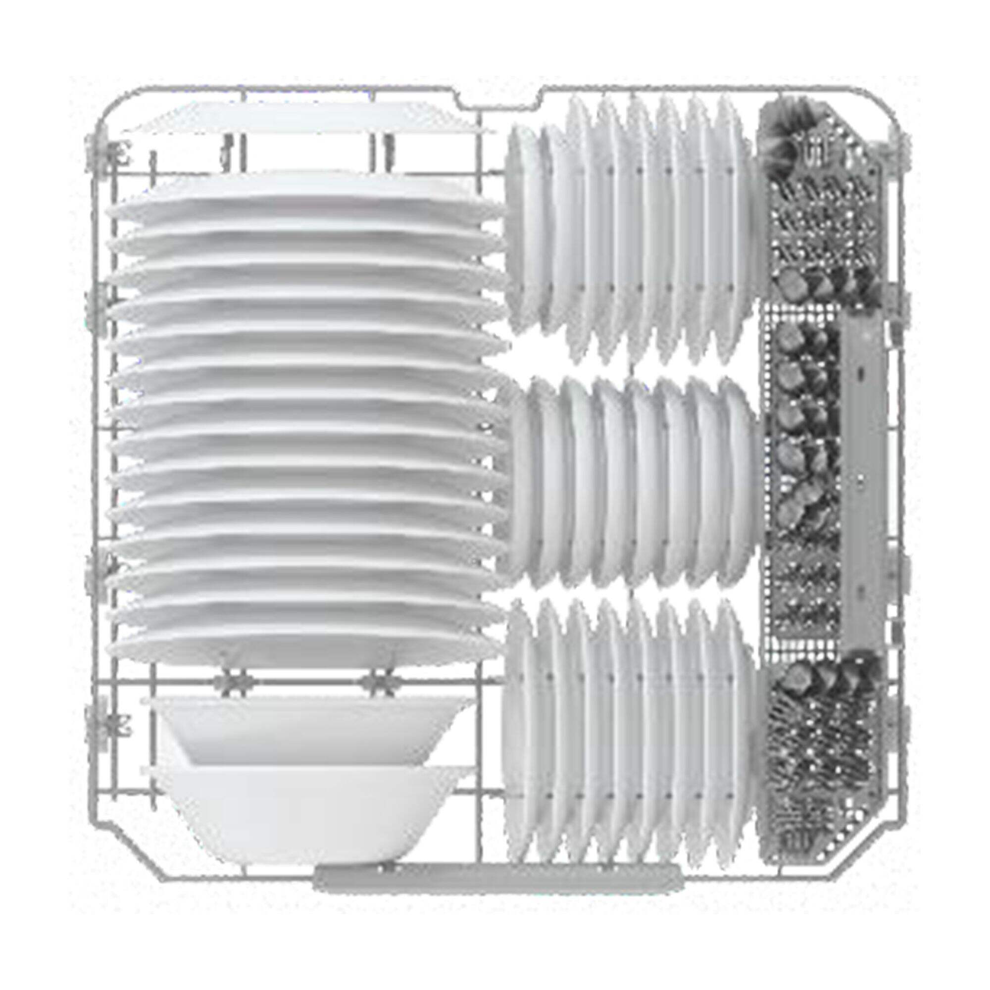 Hyxion DG1-A6301-AM 14-Place Setting Dishwasher - Silver Stainless Steel